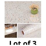Livelynine Waterproof Contact Paper Granite Gold P