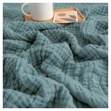 EMME Muslin Throw Blanket 100% Cotton Blankets for
