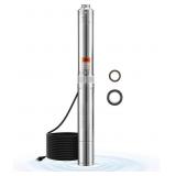 $224 VEVOR Deep Well Submersible Pump, 1.5 HP Outp