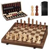 kawaiicrocodile Magnetic Wooden Chess Set, 15' Fol
