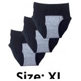 3-Pack Men's Incontinence Underwear Cotton Regular