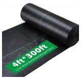 $106 Weed Barrier Landscape Fabric 4ft X 300ft Hea