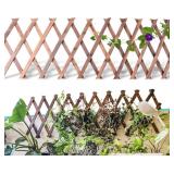 Wooden Lattice Panels for Outside 1Pack, 75'x11.8'
