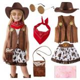 Cowgirl Costume, Halloween Costume Kids Girls, Wes