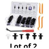 105Pcs Car Retainer Clips & Removal Tool Kit - 100