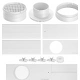 VIVOSUN Window Duct Kit, Portable AC Window Seal,
