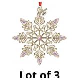 Christmas Snowflake Ornaments 2025 Decorations for