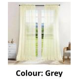 Dreaming Casa Solid Sheer Curtains 108 Inches Long