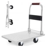 Folding Dolly Cart with Wheels Collapsible - Porta