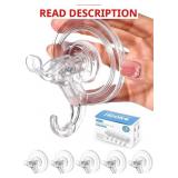 Antimbee Transparent Heavy Duty Suction Hooks, 5 P