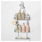 SWTYMIKI Bathroom Shower Caddy Hanging - 3 Tier Ru