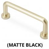 20 Pack 3 inch(76mm) Matte Black Kitchen Cabinet H