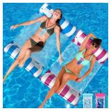 2 Pack Inflatable Water Hammock for Adults-4-in-1