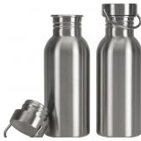 Yopay 2 Pack Sports Water Bottle, 12OZ Single Wall