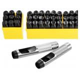 36PCS Metal Stamping Kit, 1/2'(12.5mm) Steel Numbe
