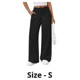 Trendy Queen Womens Wide Leg Sweatpants Drawstring