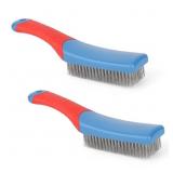 lasuroa 2pcs Stainless Steel Wire Brushes, Reinfor