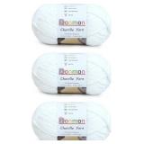 Chenille Yarn for Crocheting Handcrafts Weaving,3