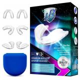 6 Pcs Moldable Mouth Guard for Teeth Grinding & Cl