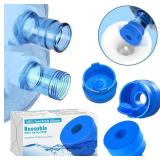 MYLOLF 3 & 5 Gallon Water Jug Cap, 3 Pack Reusable