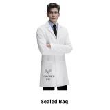 Men's Lab Coat - Slim Fit, Durable Fabric, Profess