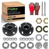 Trailer Axle Hub Assembly Kit 5 Bolt 4.5 Inch for