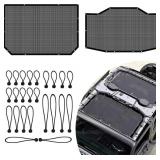 Mesh Roof JL Car Sunshade Top Cover for 2018-2023