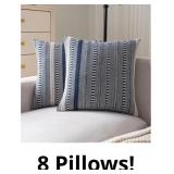 Cethom Boho Throw Pillow Covers 18x18 Inch Set of