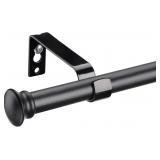 Black Curtain Rods, Small Curtain Rods for Windows