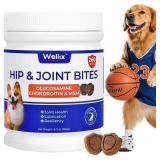 260g Wellix Dog Hip and Joint Chews with Glucosami