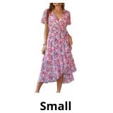 PRETTYGARDEN Women's Summer Floral Boho Maxi Dress