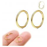 Small Hoop Earrings, Lightweight Huggie Hoop Earri