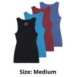 Comfneat Women's 4-Pack Slim-Fit Basic Tanks Cotto