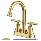 Bathroom Faucets for Sink 3 Hole, Hurran 4 inch Br