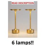 $120 Cordless Rechargeable Table Lamp, Dimmable Me
