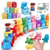 hahaland Toddler Learning Farm Train Set for Toddl
