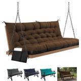 $108 FAMIROSA 5 Inch Thick Porch Swing Cushions, 6