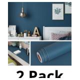Livelynine 40CMX10M Blue Wallpaper Peel and Stick