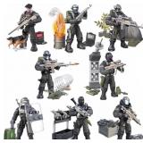 Special Forces Mini Action Figure with Military We