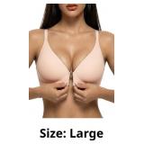 Front Closure Bras for Women Magnetic Deep V Bra R
