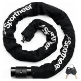 Sportneer Bike Lock: 8mm Heavy Duty Bike Chain Loc