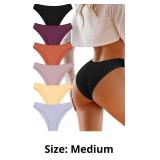 UNDER THE SEA 6 Pack Cotton Underwear for Women Lo