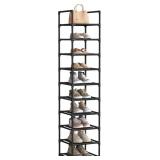 SONGMICS Shoe Rack, 10-Tier Shoe Shelf, Shoe Stora