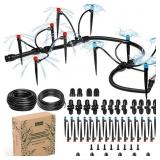 Push-to-Connect Drip Irrigation System Kit, Comple