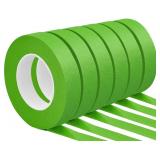 Painters Tape Green Tape 18mm x 60yds, 6 Rolls Gre