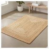 Craft Trade 3x5 Ft Rectangle Jute Area Rug - Hand-