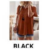 YNIQUE Womens Summer Tops Crewneck Short Sleeve Sh