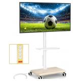 $293 5Rcom Rolling TV Stand with Power Outlet for