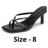 DREAM PAIRS Heels for Women Flip Flops Kitten Low