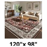 $133 Softlife Washable Area Rug for Living Room, N